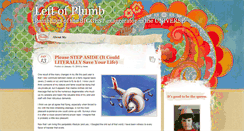 Desktop Screenshot of leftofplumb.com